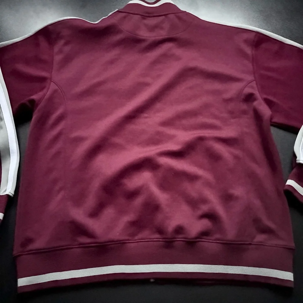 Vintage‎  Texas A&M Aggies adult small Full Zip Maroon track Jacket #12 varsity